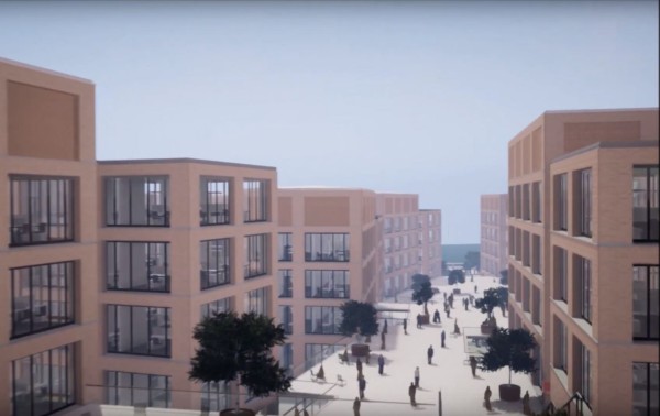 Video in Virtual Reality des fertigen Campus 2023